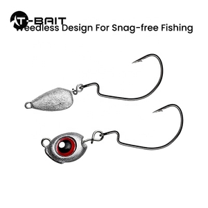 Commercio all'ingrosso 3.5g 5g 7g 10g 3D occhi testa di piombo gancio testa di Jigging in acciaio ad alto tenore di carbonio resistente Crappie Jig teste di pesca - Product Image 6