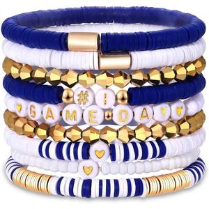 Bracelet en cuir personnalisé 7 pièces avec breloques Infinity <span class=keywords><strong>Love</strong></span> All Stars Baseball Mom pour homme et femme - Product Image 2