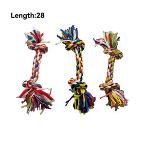 Mainan Kunyah Tali Simpul Anjing XuanGui Sampel Gratis Tahan Lama Dapat Digigit Berkualitas Tinggi Katun Stok Tersedia - Product Image 3