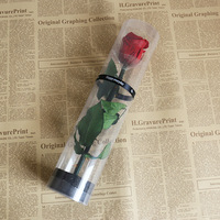 Paquet de gros Bouquet de roses éternelles à une branche pour les occasions de Noël et de Pâques des amoureux de la fête des mères