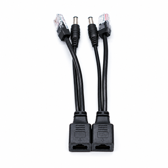 Wholesale High Quality RJ45 DC Power Passive PoE Splitter Adapter Cable Assembly Y Splitter for CCTV IP Camera Security System