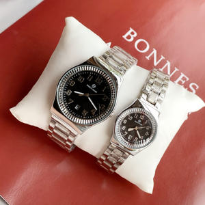 Relojes de Cuarzo para Pareja, Modernos y Elegantes, de Oro y Plata, Resistentes al Agua, con Luz Nocturna, para Hombre y Mujer, Venta al Por Mayor - Product Image 1