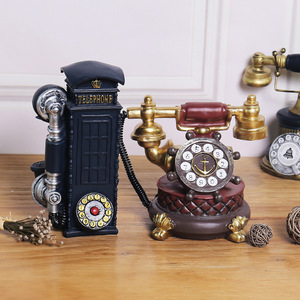 Appareil photo de téléphone en résine créative, <span class=keywords><strong>moulin</strong></span> à <span class=keywords><strong>vent</strong></span> pour salon, armoire à <span class=keywords><strong>vin</strong></span>, décoration rétro nostalgique, ornements de bureau - Product Image 6