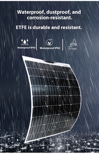 Módulos <span class=keywords><strong>AK</strong></span> de Alta Eficiencia, 35W USB 5V DC 18V, Panel Solar Fotovoltaico de Silicio Semi-Flexible para Uso Fuera de la Red, Estación de Energía Portátil PERC - Product Image 6