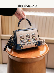 กระเป๋าสะพายคาดลำตัวแฟชั่นลายหมีน่ารัก2025กระเป๋าสะพายไหล่แบบลำลองความจุขนาดใหญ่<span class=keywords><strong>ราคา</strong></span>โรงงานโดยตรง - Product Image 6