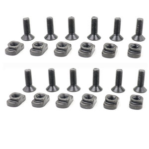 Kit de Tuercas en T de Acero al Carbono de Alta Resistencia Personalizado de Fábrica para Montaje de Óptica de Punto Rojo en Equipo de Caza y Actividades al Aire Libre - Product Image 3