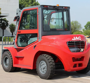 Chariot élévateur contrepoids diesel JAC CPCD80J 8T de haute qualité avec pneus pleins pour usine sidérurgique et opérations logistiques lourdes - Product Image 5