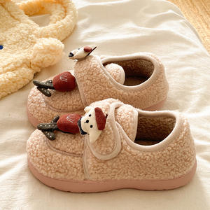 Pantuflas de Invierno para Mujer, Diseño de Patchwork a la Moda, Hebilla, Cómodas, Suela de Goma, Parte Superior de EVA, Marca XuanWu - Product Image 6