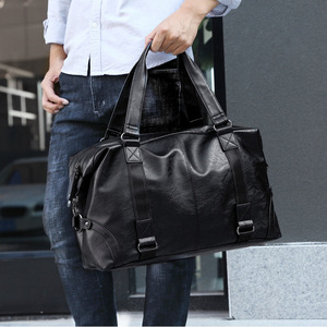 Men's Women's Gym Sports <b>Bag</b> Dry Wet Separation Duffel Tote Fitness Yoga <b>Satchel</b> Polyester Lining PU Travel <b>Bag</b> - Product Image 2