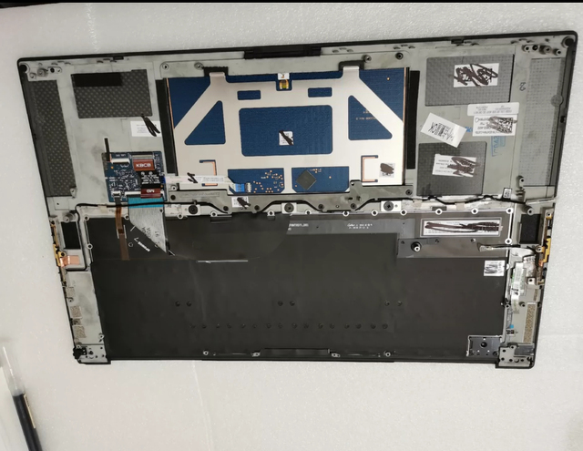 Upper case Top case with Keyboard for Dell XPS15 9510 9500 Precision 5550   5560 C Cover