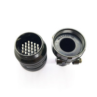 Connecteur circulaire MS3106A-24-28S, prise de câble 24 broches, MIL-C-5015, connecteurs électriques en aluminium et cuivre, femelle