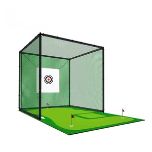 <span class=keywords><strong>Cage</strong></span> <span class=keywords><strong>de</strong></span> <span class=keywords><strong>golf</strong></span> d'entraînement LH sur mesure pour l'intérieur et l'extérieur, avec tapis - Product Image 1