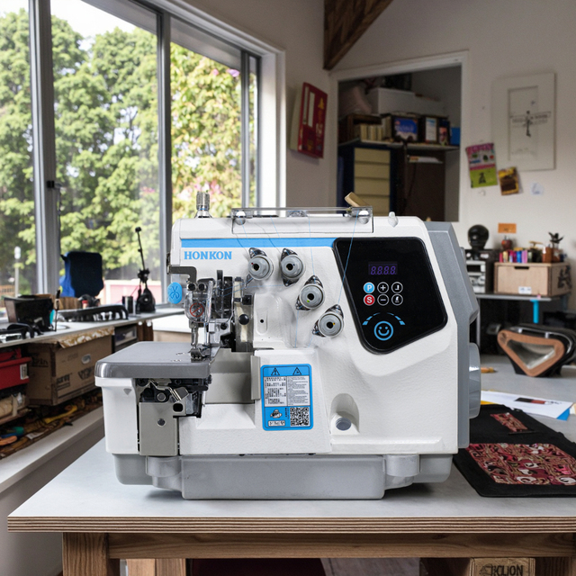 NEW HK-C7-4D High Speed Computerized Overlock Sewing Machine Brand New Product Own Brand
