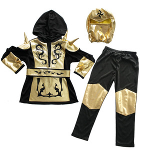 Alta calidad nuevo diseño niños <span class=keywords><strong>Akatsuki</strong></span> Ninja disfraz Halloween actuación japonesa Ninja <span class=keywords><strong>Cosplay</strong></span> trajes para niños - Product Image 3