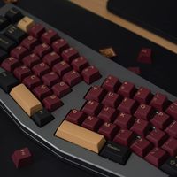 Capuchons de touches personnalisés PBT 60%/64/84/108 Disposition ANSI Clavier mécanique Capuchons de touches Profil Cherry Teinture par sublimation Ensemble de capuchons de touches