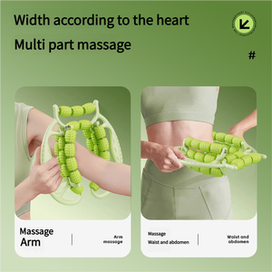 Penjepit pijat kaki tubuh portabel, tongkat rol untuk relaksasi otot penjepit meja alat pijat kaki - Product Image 3