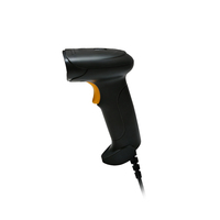 Escáner de Códigos de Barras 1D 2D QR HC-700, USB, Cableado, Portátil, Plug and Play, Sensor CMOS, Negro, para Comercio Minorista, Supermercados, Farmacias, Entrega Express