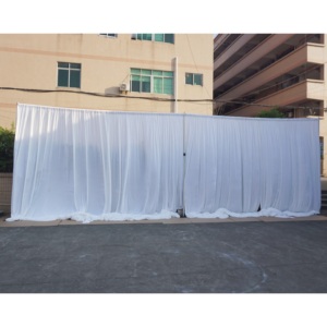 Telescopic modular pipe and drape <b>backdrop</b> <b>stand</b> for wedding events - Product Image 5
