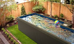 Piscina Elevada Personalizable Sinoy <span class=keywords><strong>de</strong></span> 20 Pies/40 Pies para Exteriores con Autolimpieza y <span class=keywords><strong>Material</strong></span> <span class=keywords><strong>de</strong></span> Panel Sándwich - Product Image 3