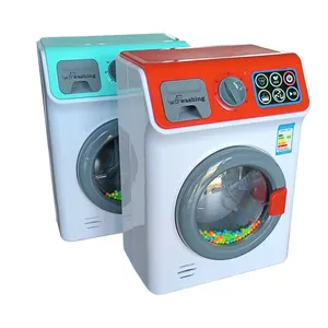 Mini jouet électrique de simulation de machine à laver avec lumière et son pour enfants