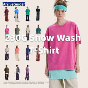 T-Shirt Vintage in Cotone 100% 230gsm Personalizzabile all'Ingrosso, Abbigliamento Streetwear <span class=keywords><strong>di</strong></span> Tendenza per Uomo - Product Image 1