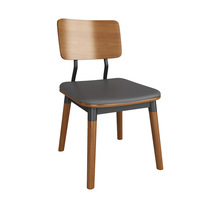 Ensembles de tables et chaises en bois massif de style nordique pour restaurants, cafés, pâtisseries, avec banquettes pour salons de thé et hôtels