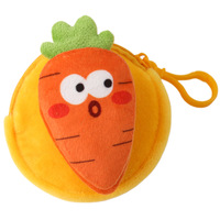 Porte-monnaie en peluche dessin animé, porte-clés, mini portefeuille, breloque de sac, mignon, pour enfants et étudiants, cadeau, design personnalisé, vente en gros