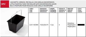 Tanque Vpv de plástico multiusos de grado industrial de marca italiana de Venta caliente para rodillo y rejilla - Product Image 2