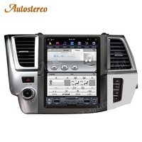Reproductor Multimedia con Android 9,0 y navegación GPS para Toyota Highlander, autorradio estilo Tesla con 6 núcleos, Unidad Principal Carplay, para modelos 2014 a 2019