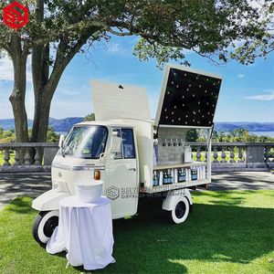 Nouveau design de tricycle électrique Chariot de nourriture Tuk Tuk Bar Crème glacée à vendre <span class=keywords><strong>Cocktail</strong></span> de bière Kiosque mobile personnalisé Camions de nourriture - Product Image 2