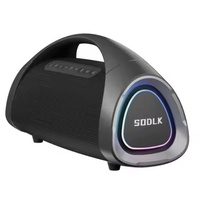 Reproductor de Audio portátil fuerte de alta calidad, caja de sonido estéreo inalámbrica, Subwoofer con micrófono, altavoz de fiesta al aire libre para acampar
