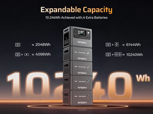 Nouveau produit AF-P280 capacité extensible 2048Wh-10240Wh centrale électrique portable générateurs extérieurs générateur d'énergie solaire - Product Image 2