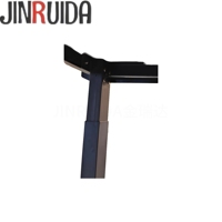 Cadre de bureau debout réglable en hauteur à 4 pieds à double moteur JINRUIDA - Base de bureau assis-debout intelligente avec une grande capacité de charge