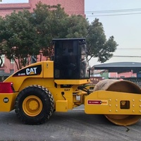 Compacteur de sol vibrant CAT CS683E d'occasion, 18,8 tonnes, à vendre, matériel de construction, rouleau compresseur, prêt à être expédié