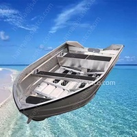 Perahu Paduan Aluminium Perahu Kecepatan Tinggi Perahu Nelayan Aluminium Perahu Nelayan Kecil Perahu Umpan Sistem Propulsi Motor Tempel