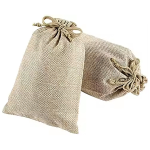 ถุงผ้าปอกระเจาเป็นมิตรกับสิ่งแวดล้อมถุงผ้าปอกระเจาธรรมชาติแบบใช้ซ้ำได้ถุงของชำขนาดใหญ่พร้อมที่จับ - Product Image 3