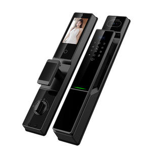 Serrure de <span class=keywords><strong>porte</strong></span> intelligente Tuya Wifi <span class=keywords><strong>Verrouillage</strong></span> <span class=keywords><strong>automatique</strong></span> de <span class=keywords><strong>porte</strong></span> en verre avec reconnaissance faciale et technologie de caméra de balayage de clavier d'empreintes digitales - Product Image 5