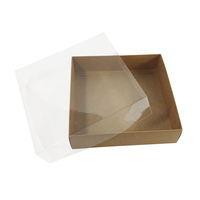Boîte cadeau en papier kraft ZL personnalisée en gros, écologique, en matériaux recyclés, pour emballages de thé, de pâtisserie, d'aliments, de beignets, de pizzas