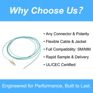 0.9mm SC/APC 피그테일 | 1 코어 단일 모드 광섬유 테일 파이버 데이터 센터 | 광섬유 커넥터 및 패치 케이블 - Product Image 4