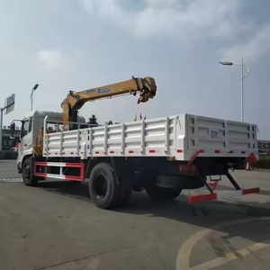 Grúa Montada en Camión Dong Feng de 8 Toneladas, Camión de Carga con Elevación Hidráulica, Camión con Grúa Telescópica para Transporte de Materiales de Construcción - Product Image 2