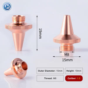 Nuevas Boquillas Láser de Cobre <span class=keywords><strong>Rojo</strong></span> de Alta Calidad, <span class=keywords><strong>Calibre</strong></span> 3D M8 0.8-4mm, de Una y Doble Capa, para Precitec, para Cabezal de Láser de Fibra - Product Image 5