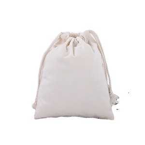 Sacs cadeaux noirs personnalisables en coton, petits sacs à friandises avec logo, fermeture éclair, cordon, réutilisables, écologiques, en tissu opaque pour le sport - Product Image 1