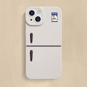 <span class=keywords><strong>Mini</strong></span> réfrigérateur de dessin animé pour Apple 13 Plus, étui pour téléphone portable <span class=keywords><strong>iPhone</strong></span> 11 <span class=keywords><strong>12</strong></span> Pro, <span class=keywords><strong>coque</strong></span> souple en silicone anti-chute XS Max 7/8/9 - Product Image 5