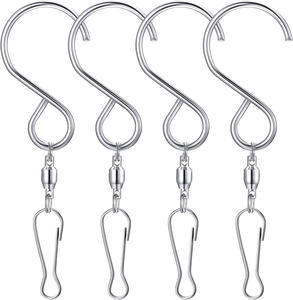 Ganchos giratorios para molinillos de viento, colgadores de molinillos de viento, clips giratorios para colgar campanas de viento, accesorios para fiestas con cristales, ¡gran oferta! - Product Image 1