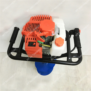 Agricultural Machinery China Wholesale High Efficiency 51.7cc Lowes <b>Post</b> <b>Hole</b> <b>Digger</b> Earth Auger 520 - Product Image 3