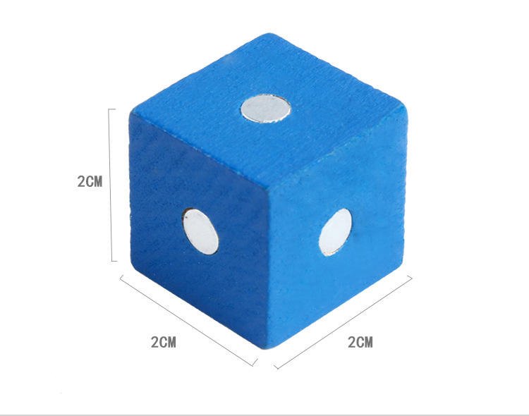 ลูกบาศก์ไม้สี (2*2*2 ซม.)