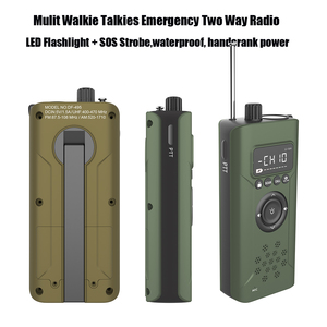 Walkie Talkies de Largo Alcance Multiradio 6 en 1, Radio Meteorológica de Emergencia Bidireccional, Banco de Energía y Alerta SOS, Intercomunicador - Product Image 3