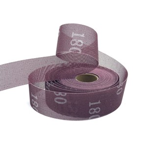 OEM Abrasive Sanding Disc <strong>Rolls</strong> Mesh <strong>Rolls</strong> Easy To Split By Hand Mesh Sanding Cloth Aluminum Oxide 38MM*10M For Polishing