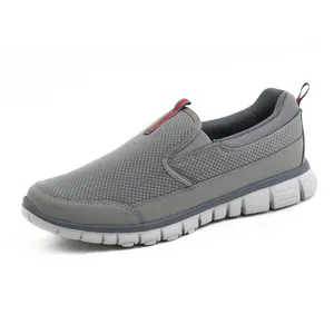 Wholesale customized casual sneakers slip on lofer shoes for men walking style sepatu