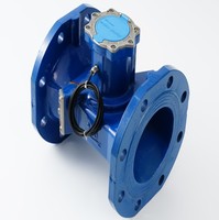 Medidor de Agua Ultrasónico Inteligente NB-IoT DN150 de Doble Canal con Brida, Directo de Fábrica, para Proyectos de Agua Municipal